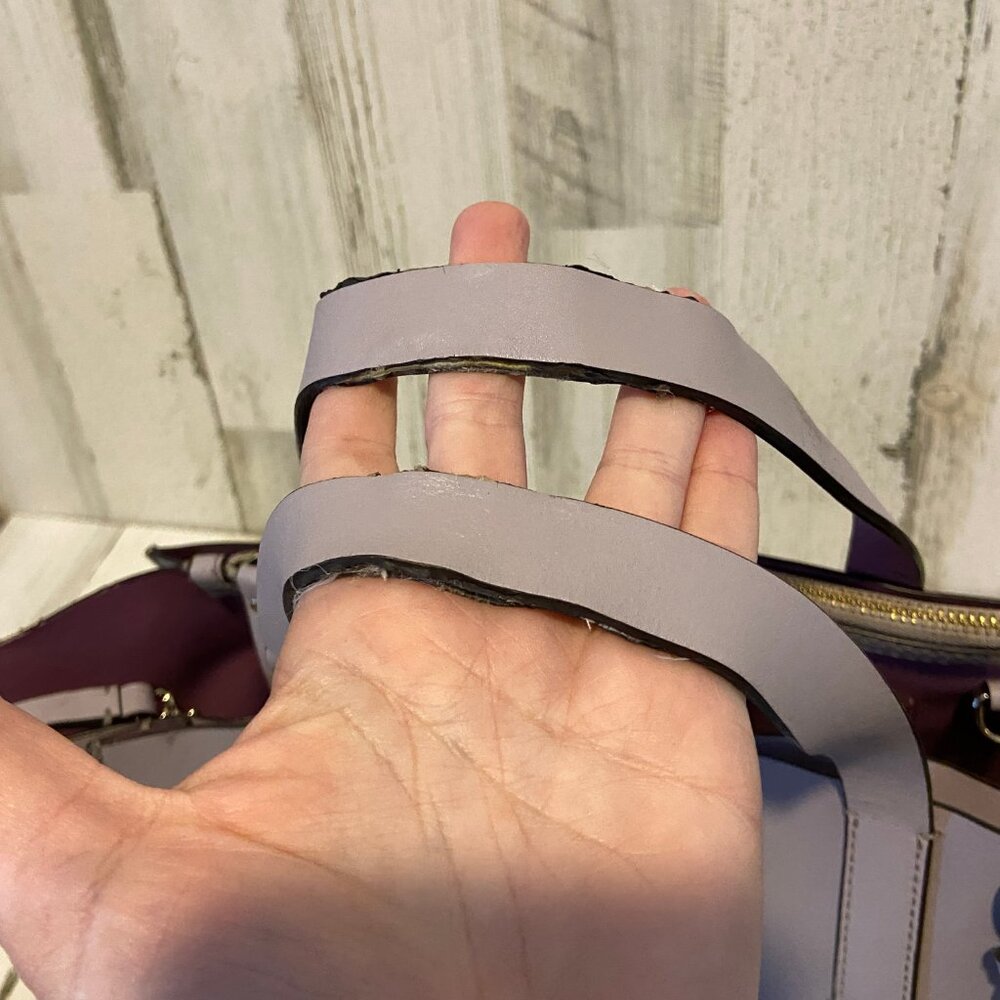 CLEARANCE! Kate Spade New York Leather Pale Purple Crossbody Bag Handles Purse - Picture 12 of 16
